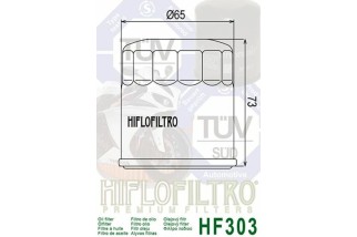 Filtre à huile HIFLOFILTRO - HF303