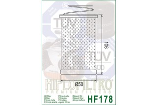 Filtre à huile HIFLOFILTRO - HF178