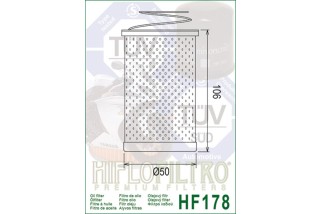 Filtre à huile HIFLOFILTRO - HF178