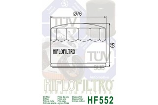 Filtre à huile HIFLOFILTRO - HF552