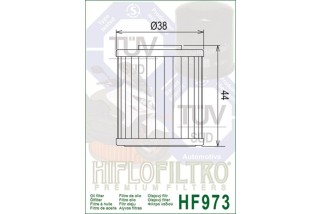 Filtre à huile HIFLOFILTRO - HF973