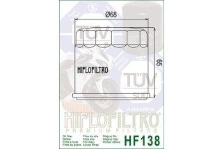 Filtre à huile HIFLOFILTRO Racing - HF138RC