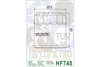 Filtre à huile HIFLOFILTRO - HF740