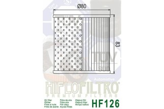 Filtre à huile HIFLOFILTRO - HF126