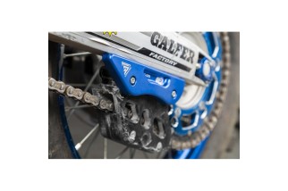 Protection de bras oscillant et de guide-chaîne S3 bleu Sherco