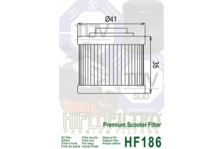 Filtre à huile HIFLOFILTRO - HF186