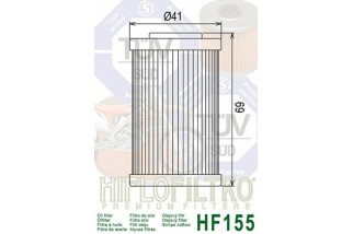 Filtre à huile HIFLOFILTRO - HF155