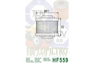 Filtre à huile HIFLOFILTRO - HF559