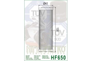 Filtre à huile HIFLOFILTRO - HF650