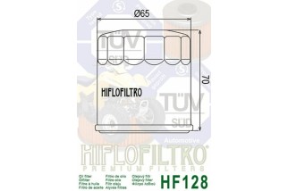 Filtre à huile HIFLOFILTRO - HF128