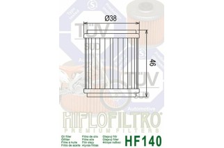 Filtre à huile HIFLOFILTRO - HF140