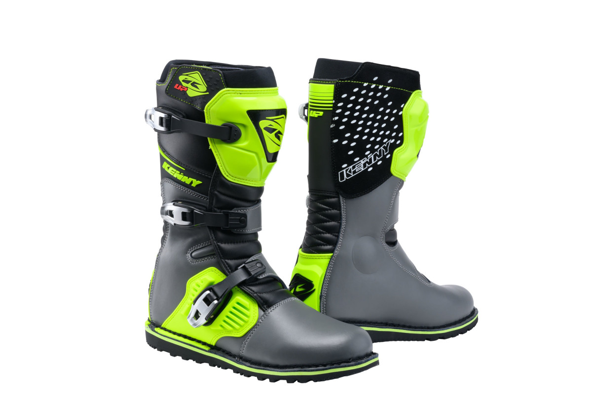 Bottes KENNY TRIAL UP BLACK GREY NEON | Kenny - Achat en ligne