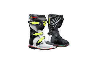 Bottes KENNY TRACK KID WHITE BLACK NEON | Kenny - Achat en ligne