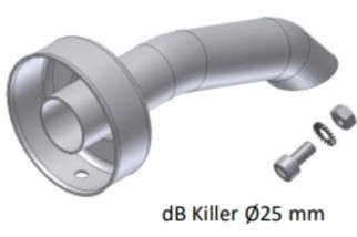 DB Killer MIVV pour silencieux X-Cone 105 Ø25 mm