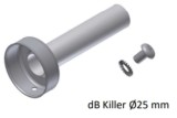 DB Killer MIVV pour silencieux X-M1 Ø25 mm