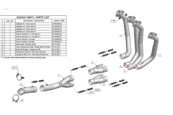 Pièce de rechange MIVV