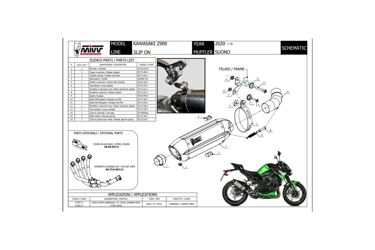 Pièce détachée MIVV manchon - 9773K052S2