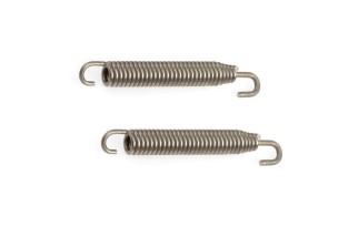 Ressorts de traction d'échappement RFX Race acier inox - 57mm - la paire