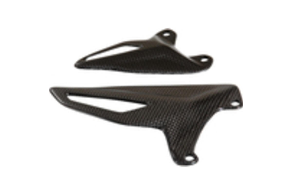 Protection de talon LIGHTECH carbone brillant