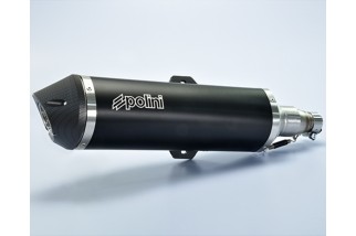 Silencieux POLINI Aluminium noir - Piaggio
