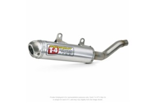 Silencieux PRO CIRCUIT T-4 alu brossé/casquette inox Honda TRX450 Sportrax