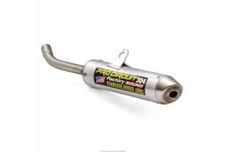 Silencieux PRO CIRCUIT 304 alu brossé/casquette inox Yamaha YZ65