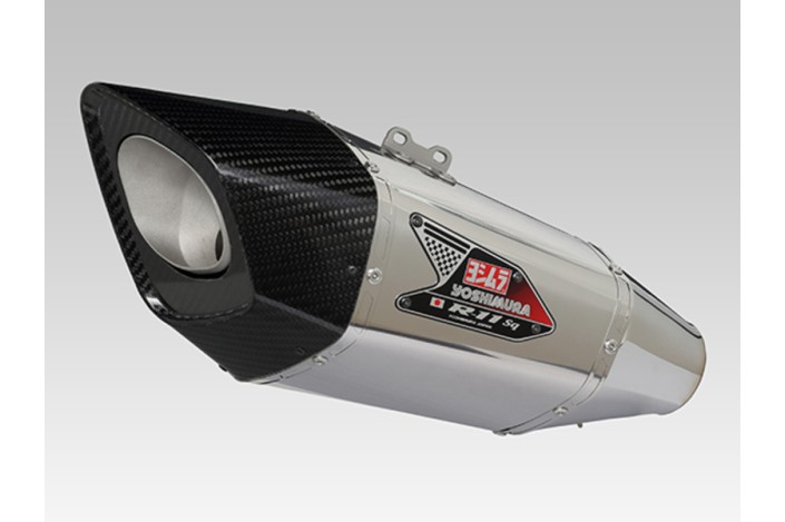 Silencieux YOSHIMURA R-11SQ inox/casquette carbone Suzuki GSX-R1000/R