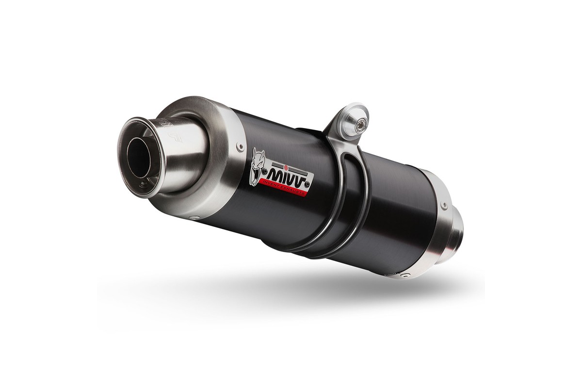 Silencieux MIVV GP inox noir/casquette inox Kawasaki Z1000SX