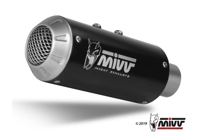 Silencieux MIVV MK3 Steel Black/casquette inox Yamaha MT-10