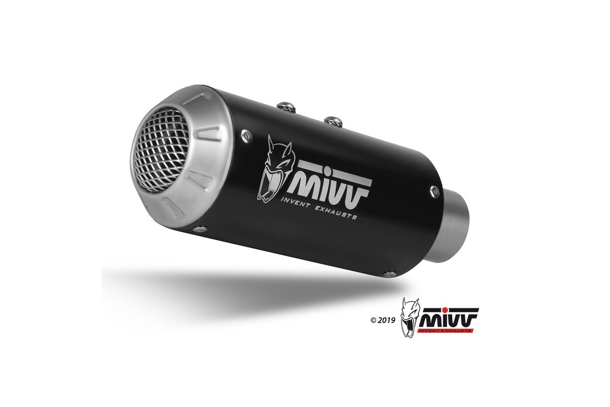 Silencieux MIVV MK3 Steel Black/casquette inox Yamaha MT-10