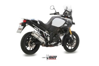 Silencieux MIVV Oval acier inox/casquette inox Suzuki