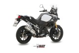 Silencieux MIVV Oval acier inox/casquette inox Suzuki