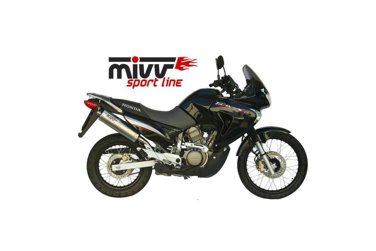 Silencieux MIVV Oval Classic inox Honda XL650V Transalp