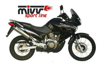 Silencieux MIVV Oval Classic inox Honda XL650V Transalp