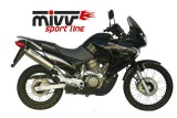 Silencieux MIVV Oval Classic inox Honda XL650V Transalp