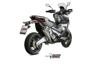 Silencieux MIVV Delta Race inox /casquette carbone Honda X-ADV 750