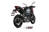 Silencieux MIVV GP Pro Steel Black/casquette inox Kawasaki Ninja 400