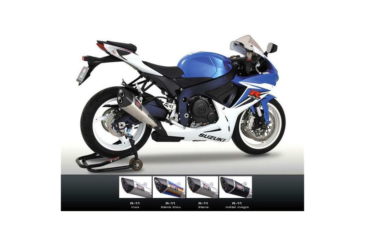 Silencieux Yoshimura R11 Inox Suzuki GSX-R 600/750