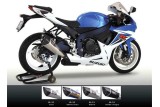 Silencieux Yoshimura R11 Inox Suzuki GSX-R 600/750