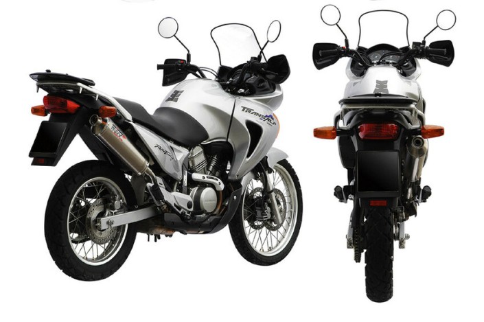 Silencieux MIVV Oval Classic inox Honda XL650V Transalp