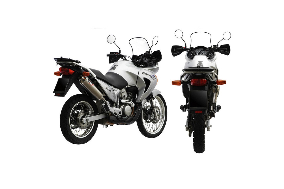 Silencieux MIVV Oval Classic inox Honda XL650V Transalp