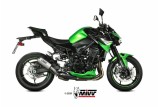 Silencieux MIVV MK3 inox/casquette inox Kawasaki Z900