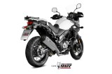 Silencieux MIVV Speed Edge inox/casquette carbone Suzuki DL650 V-Strom
