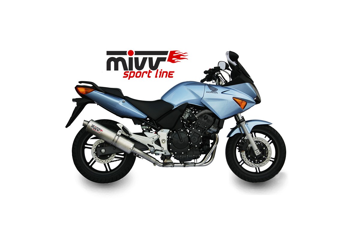 Silencieux MIVV Oval Classic inox Honda CBF600