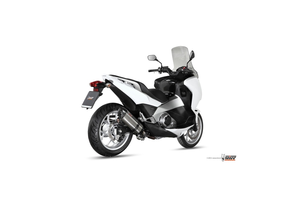 Silencieux MIVV Suono inox/casquette carbone Honda