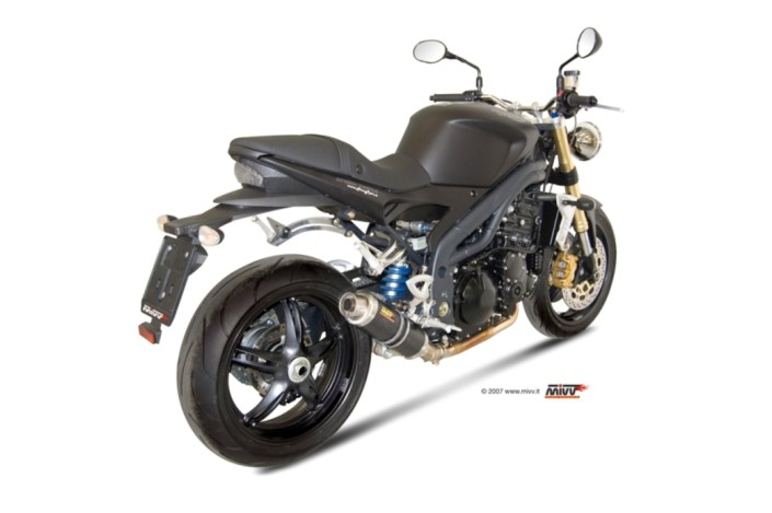 Silencieux MIVV GP carbone Triumph Speed Triple 1050