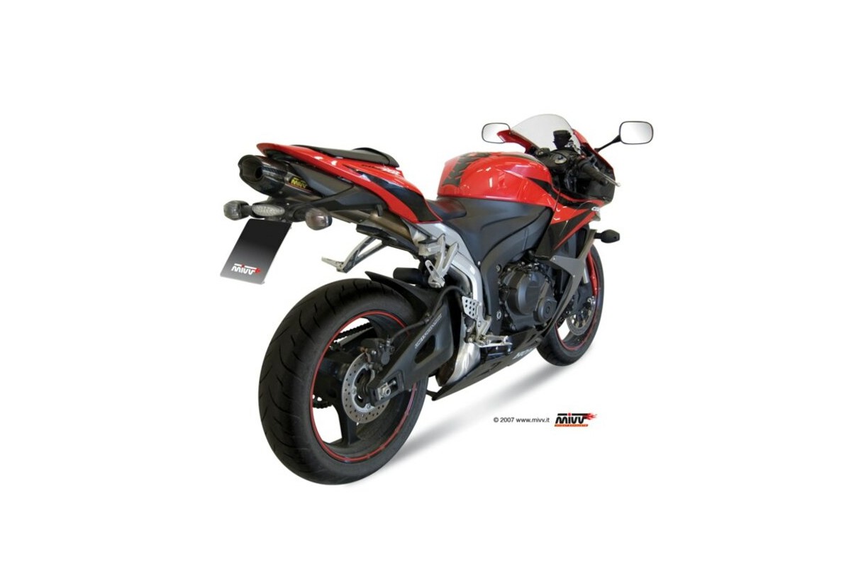 Silencieux MIVV Suono inox/casquette carbone Honda CBR600RR