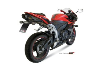 Silencieux MIVV Suono inox/casquette carbone Honda CBR600RR