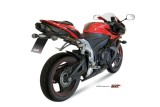 Silencieux MIVV Suono inox/casquette carbone Honda CBR600RR