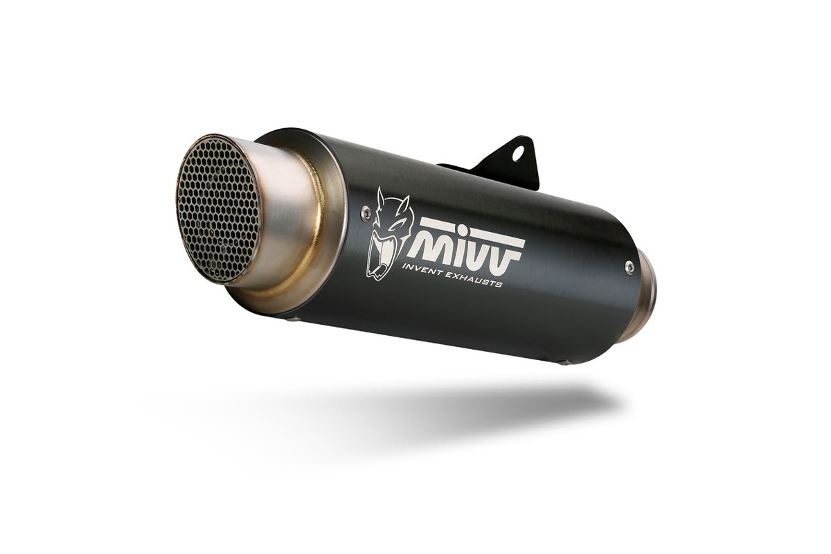 Silencieux MIVV GP-Pro Steel Black/casquette inox Kawasaki ZX-10R